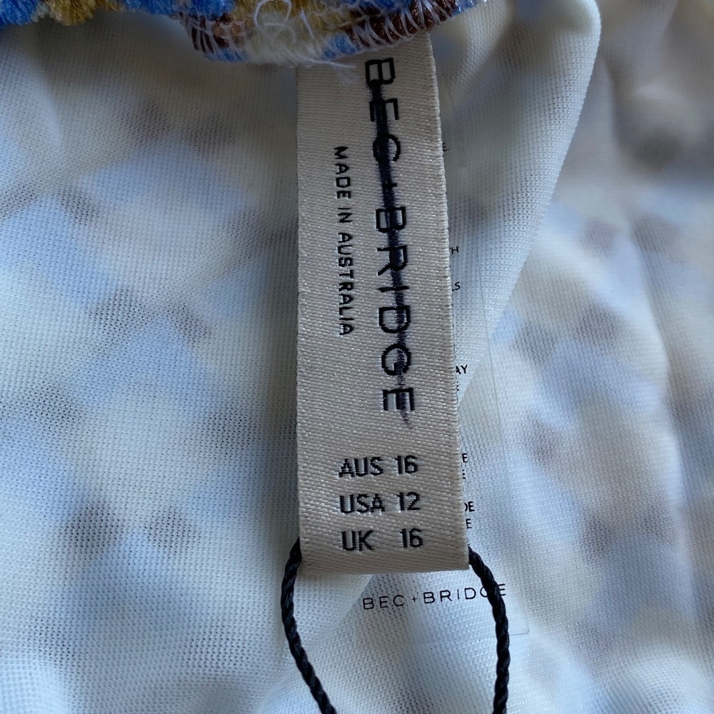 New! Free People x Bec + Bridge kaleidoscope cheeky string bottoms nwt 14581 - Picture 10 of 12